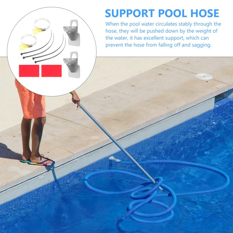 Operitacx 1set Strong Hose Support Bracket for Swimming Pool Hose