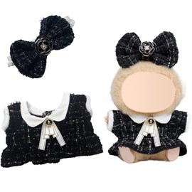 Clothes For Doll - Luxury Chic Style Set For 17cm Dolls, Premium Outfit With Accessories+ Fragrant Style Dress+Hair Clip, Bag Ribbon Hair Clip Boy And Girl For Best Gifts
