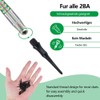 Pack of 200 Dart Tips, Plastic, Black, 2BA Thread Dart