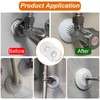 6 PCS Plumbing Cover Plates Plastic Escutcheon Plate Flange Pipe
