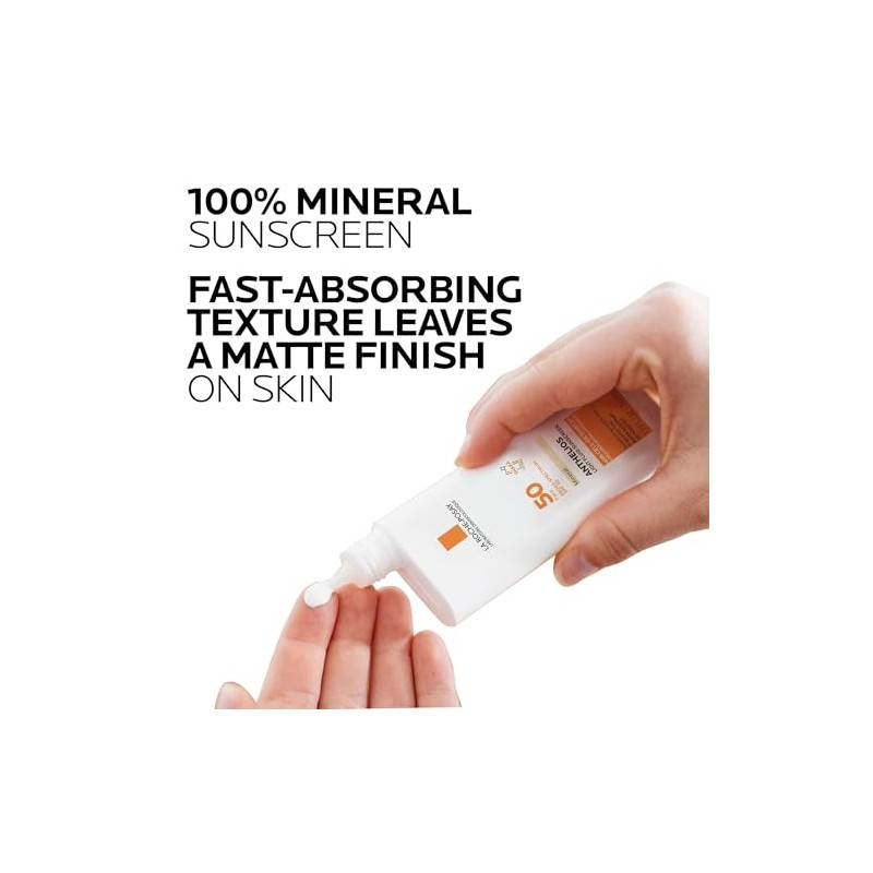 La Roche-Posay Anthelios Sunscreen SPF 50, Ultra-Light Fluid Broad Spectrum