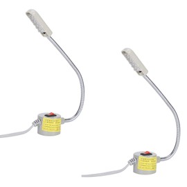 Pack of 2 Sewing Machine Light Flexible Arm Energy-Saving LED Sewing Machine Lamp with Magnetic Base for Sewing Work (#1), b, Minimalist