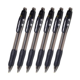 Dong-a Waterproof Quick Drying Ink Anyball 501 Ballpoint pens 1.0mm Ink Black 6 PCS