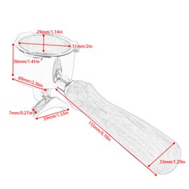 DIBTSA 51mm Espresso Portafilter Double Spouts 3 Ears Compatible with Delonghi Dedica EC680, EC685 Espresso Machines