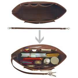 YIICOOLY Felt Tote Bag Purse Organizer Insert Divider Shaper Bag in Bag Insert