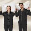 PJGGZ Matching Pajamas for Couples, Button Up Pjs Set for