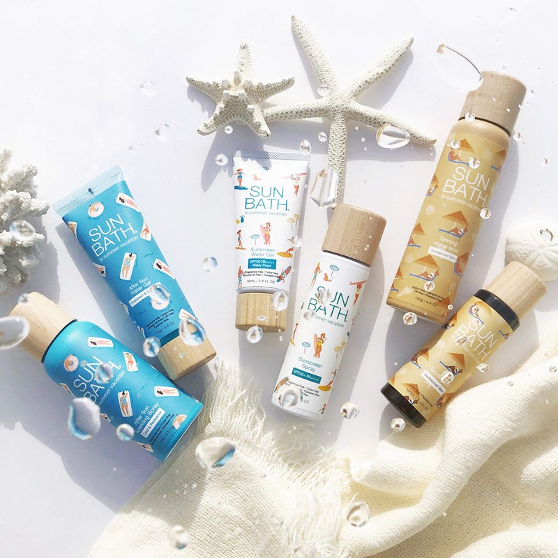 SUNBATH Tanning Oil 3.4 fl oz (100 ml) x 1