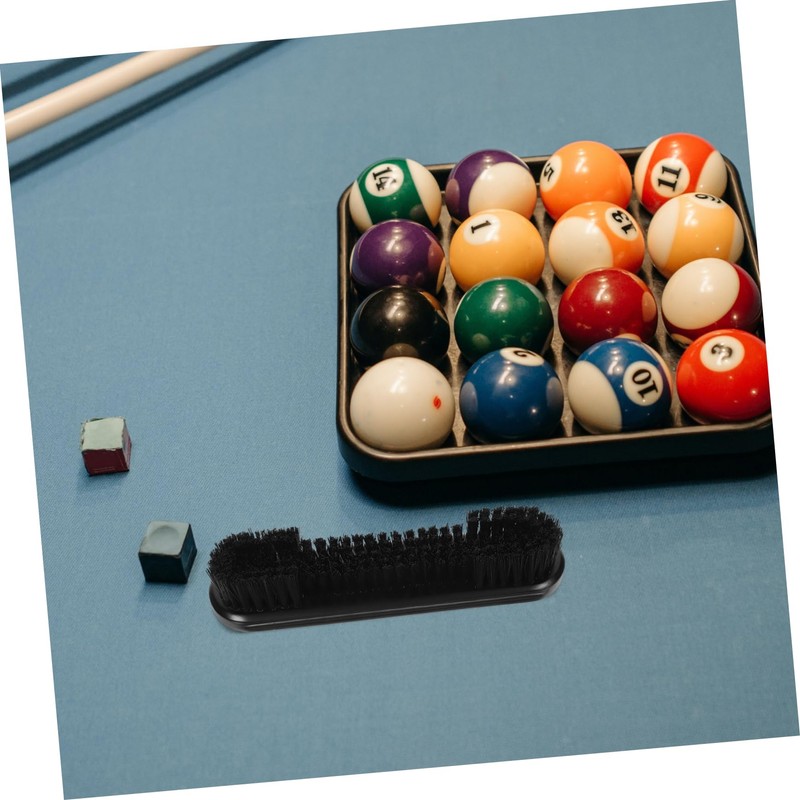 Gatuida Portable Pool Table Brush Billiard Cleaning Tool for Dust