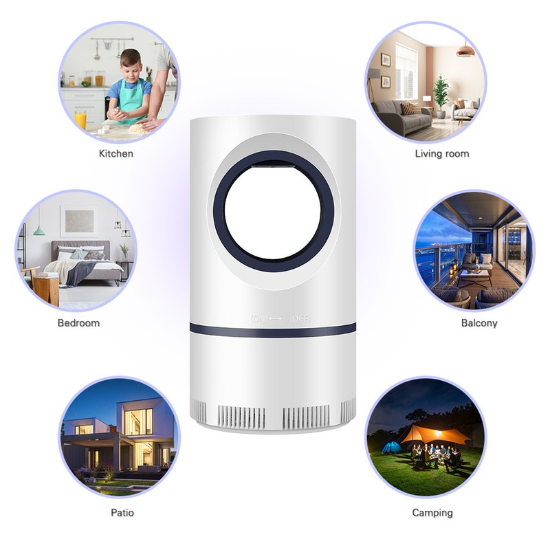 Mosquito Killer Lamp Indoor Bug Zapper UV LED Light USB