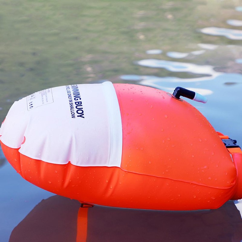 20L Swim Buoy Tow Float Waterproof Bag Storage Bag Inflatable