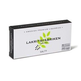 Lakritsfabriken Swedish Premium Soft Licorice - Delicious, Easy to Chew and Handy - Rich Licorice Flavor -100% Vegan - 1.4 Ounce (Pack of 3, Salty)