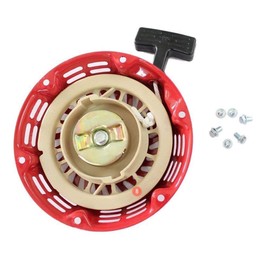 HURI Recoil Starter Pull Start with Screws for Niko Nikota 6.5HP 3500 Watts Champion 46558 46561 46596 46533 46534 46535 46539 Gasoline Generator WA30X WB20X WB30X Water Pump
