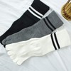 Yoga Socks Anti-slip Pilates All-season Long Toe Socks Pilates Socks Black 2ea