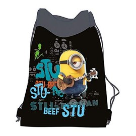 Worek na obuwie Minionki czarny