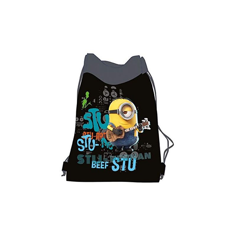 Worek na obuwie Minionki czarny