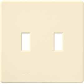 Lutron FW-2-AL Wallplate, Almond