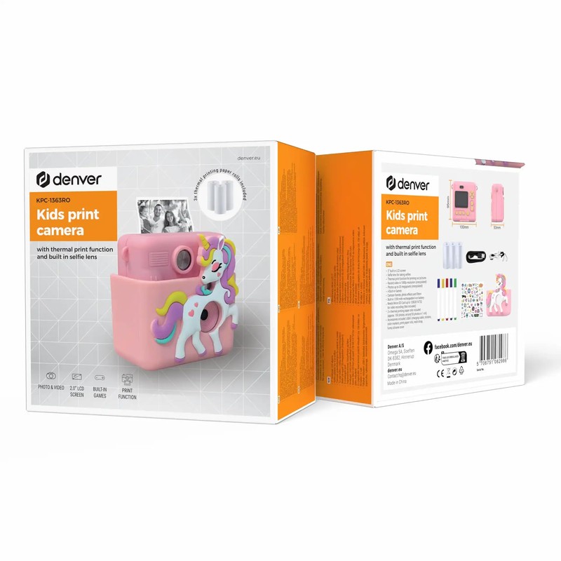 Denver KPC-1363RO Kids Instant Camera - Pink