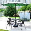 WaigN 2Pcs Transparent Standard Size Silicone Umbrella Hole Ring Plug
