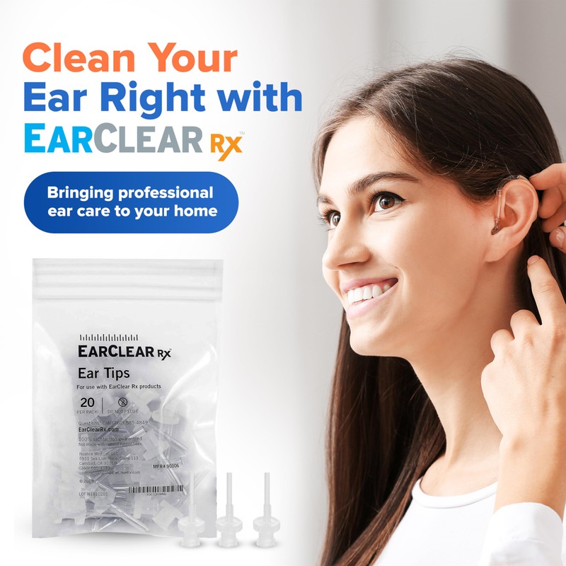 Ear Washer Universal Disposable Tips, Physician Preferred for Sterility and