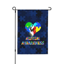 Autism Awareness Autism Flag Flags for outside 12.5x18 Inch Garden Flag Farmhouse Yard Indoor/Outdoor Decoration Banner Decor Gifts
