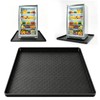 Fridge Mats with Raised Edge,19.7" x 19.7" Washer and Dryer