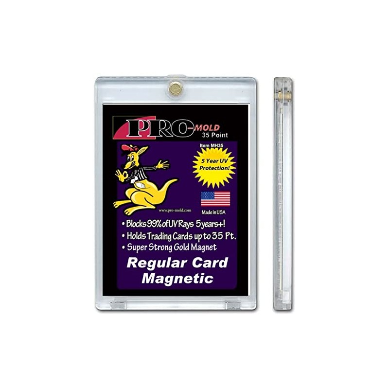 Box(25) Pro-Mold 35pt. Magnetic One Touch Card Holders UV Safe