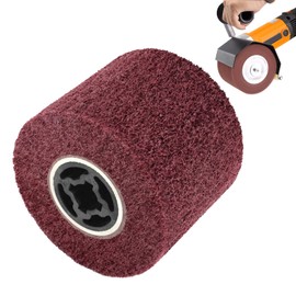 Nylon Brush: 120 Grit Sanding Brush Polishing Brush Sanding Roller Brush Sanding Sleeves for Sanding Roller Sanding Machine Brush Sander Satin Roller Nylon Brush Sanding Attachments for Polishing