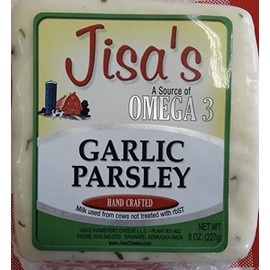Jisa's Farmstead Cheese - Garlic Parsley | 3-Pack | 8 oz. Each