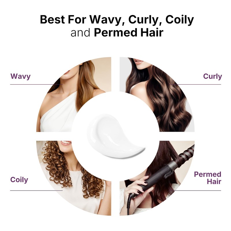 Curl Defining Cream, Soft Hold for Curly Hair 27.1 oz