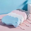 Gentle Exfoliating Sponge for Face & Body - Painless Dead Skin Remover for Home Use Gentle Pink 4ea
