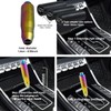 Meibaolin Car Automatic Shift Knob with Push Button Aluminum Alloy