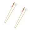 Bamboo Ear Pick Set (2-Pack) for Earwax Removal Long