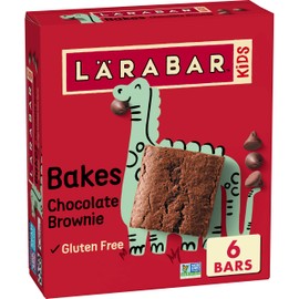 Larabar Kids Bakes Chocolate Brownie Gluten Free Bars, 5.76 oz, 6 Ct