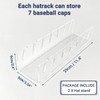 Hat Organizer for Baseball Caps, 2 Pcs No Install Acrylic