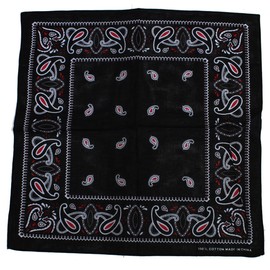 Zac's Alter Ego Alternate Vintage Style Tricolour Retro Paisley Bandana