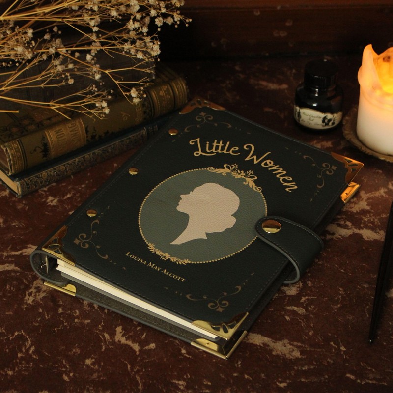 Well Read Little Women Refillable Ring Binder Notebook