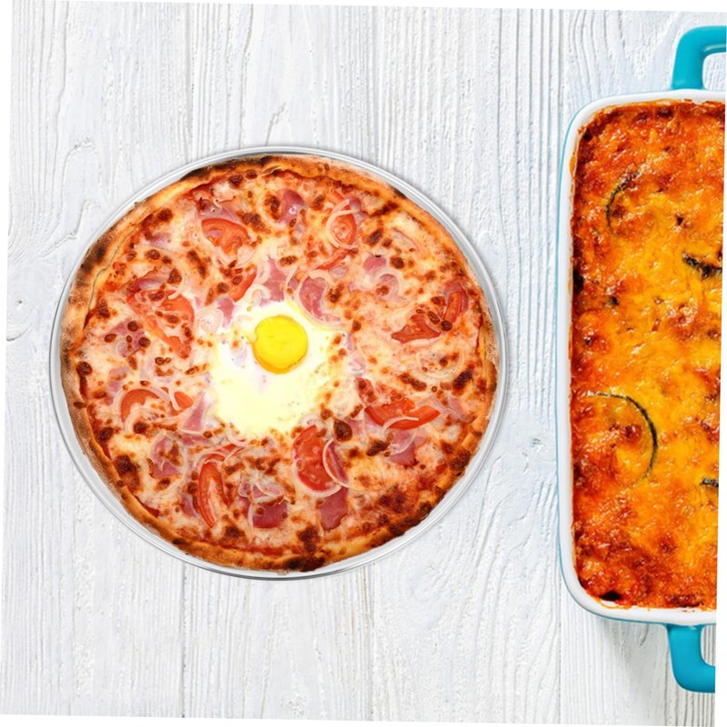 SHINEOFI Perforated Pizza Baking Tray Multi Functional Household Pizza Pan