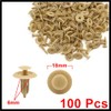 Hihaha 100 Pcs 6mm Hole Plastic Rivets Car Bumper Retainer