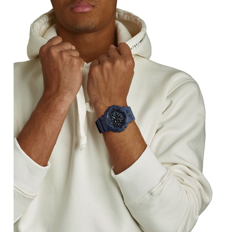 Casio Mens Analogue-Digital Quartz Watch G-Shock, Blue, Strap.