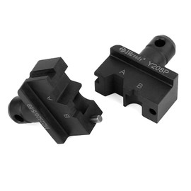 JRready Y208P Die Set - Grey, 1pcs, MIL-C-22520/5-59, Crimp Connector Type D-Sub Coaxial Contact, Frame to Produce .255 and .100 Hex Crimps