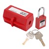 Plug Lock Box with Padlock 100?220V Electrical Plug Lockout Device