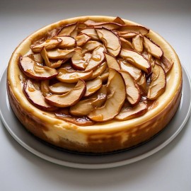 Andy Anand Gluten Free Apple Cheesecake 9" Made Fresh, Shipped 2nd Day Air