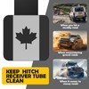 OGYE Metal Canada Flag Hitch Cover Plug (Fits 2" Receiver,