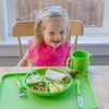 green sprouts Learning Plate, Green