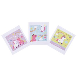 スケーター(Skater) おしぼり タオル 3枚セット リトルユニコーン 女の子 OAC1T-A