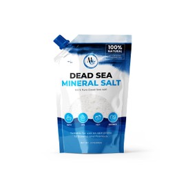 Marco Esra Dead Sea Salt – Dead Sea Mineral Salt for Bath, Spa, Shower – - 3 Pound (Pack of 1)