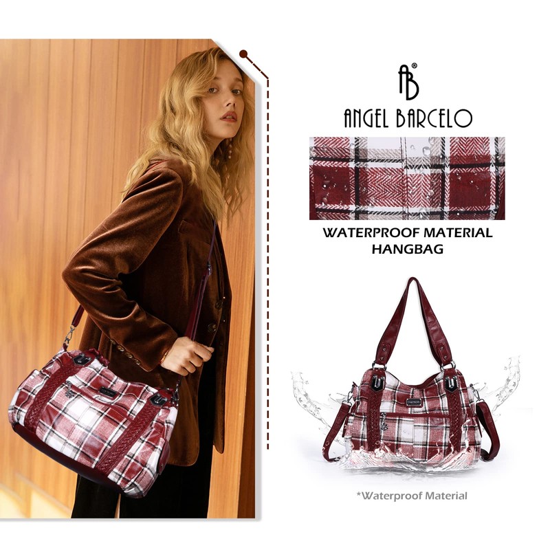 Angel Barcelo - Bolso de mano para mujer, diseño de
