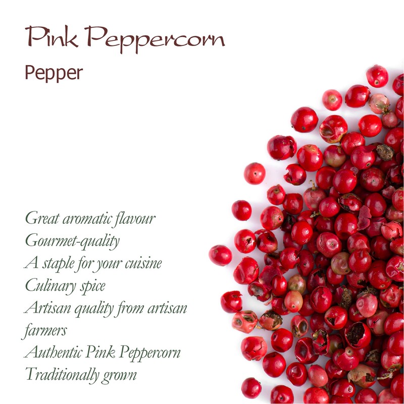 Pink Peppercorns for Grinder - Pink Pepper - Peppercorn -