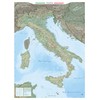 Large map of Italy with full lamination (wall map) 39
