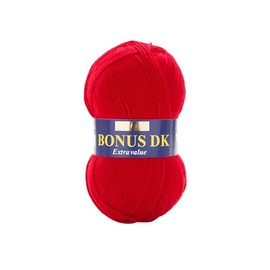 Hayfield Bonus DK Double Knitting, Ladybird (698), 100g by Sirdar